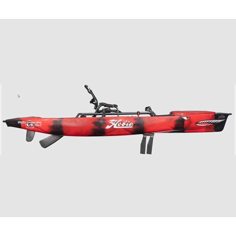 Flagship Hobie fishing kayak in red camo