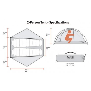 Rent Tent - 2-person Size for Backpacking