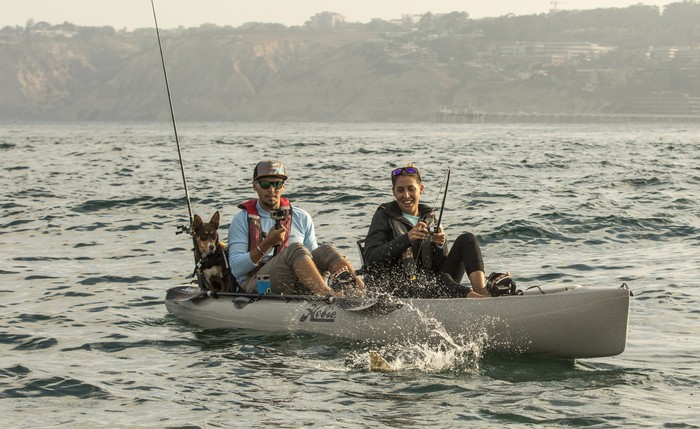 hobie kayak tandem fishing